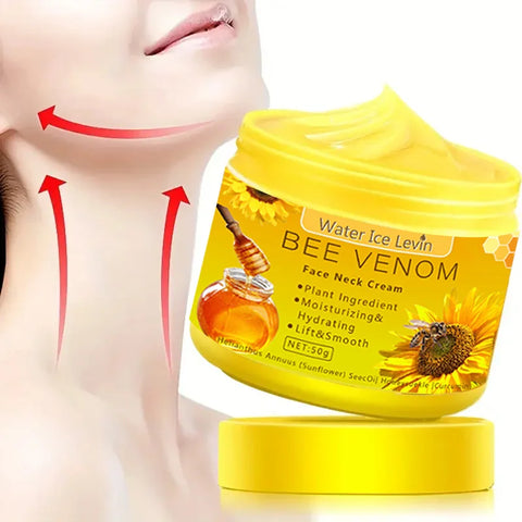 Bee Venom Neck Cream for Moisturizing and Firming Skin