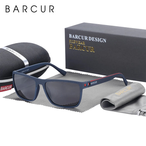 BARCUR TR90 gepolariseerde sportzonnebril – lichtgewicht UV400 unisex zonnebril voor vissen en reizen