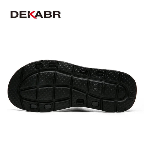DEKABR Leichte Hausschuhe für Herren – modische Flip-Flops 