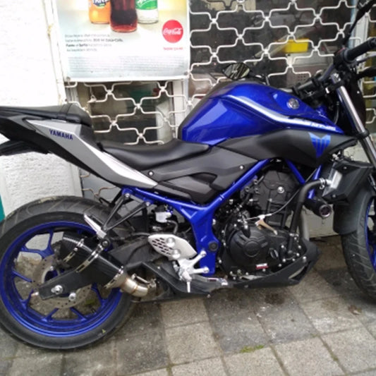 Yamaha YZF R25 R3 MT-03 Exhaust Muffler Slip-On Pipe