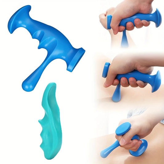 T-Shaped Massager for Deep Tissue Relaxation and Trigger Point Therapy