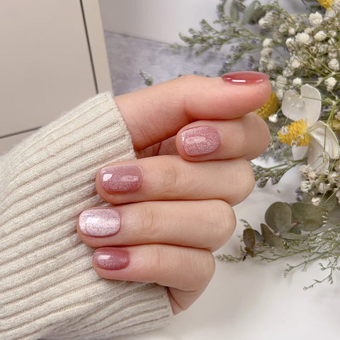 Handmade Cat-eye Press on Nails