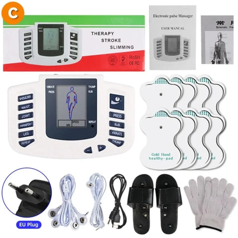 Full Body TENS Muscle Electro Stimulator | EMS Acupuncture Therapy Massage Apparatus