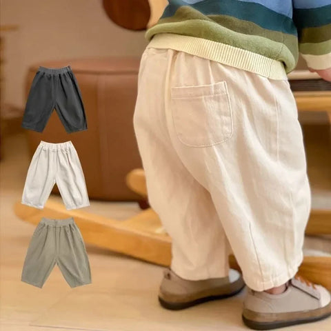 Solid Boy Kids Fashion Trousers