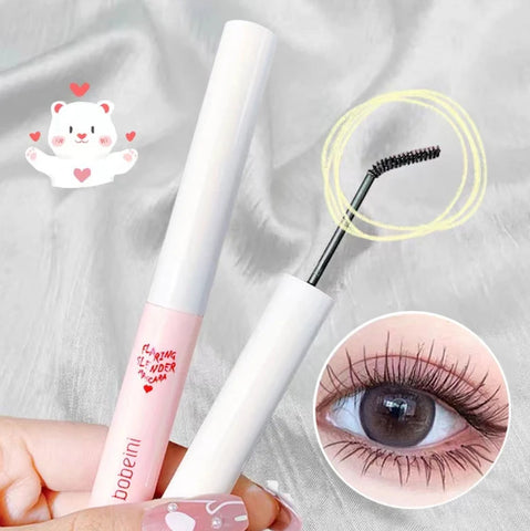 Ultra-Fine Brush Mascara – Lengthening Waterproof Formula for Lush Eyelashes
