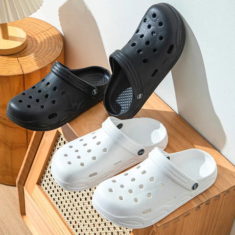 Summer Hollow Out Closed Toe Non-slip Sandals