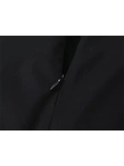 TFMLN Women's Black Off Shoulder A-Line Dress