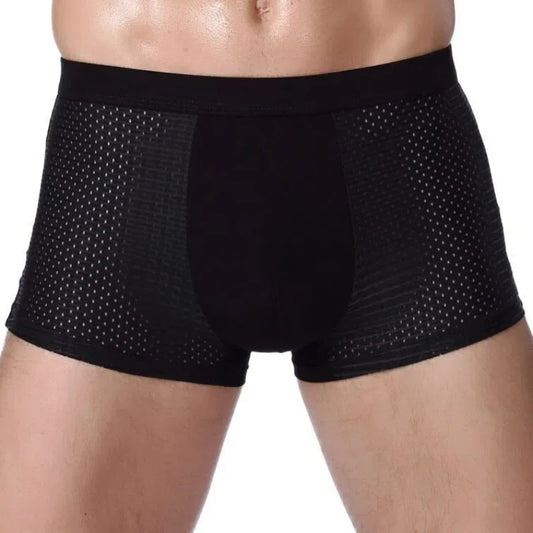 4Pcs Breathable Mesh Men Underwear Boxers