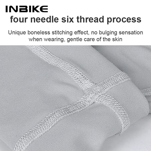 INBIKE 2025 Men's Cycling Shorts – Seamless Design, Reflective Logos, Side Pockets, MTB Clothing