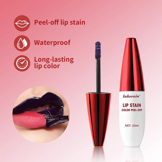Water Resistant Lip Stain Peel Off - 24 Hours Matte Lipstick