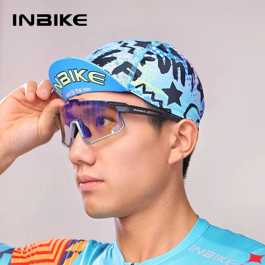 INBIKE Summer Cycling Skull Caps - Anti-UV Bike Hat for Men and Women