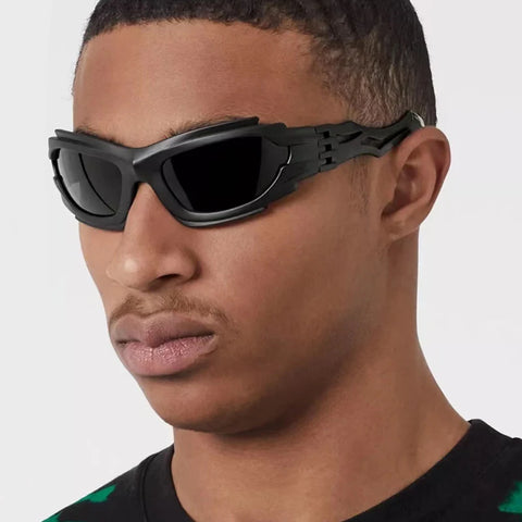 SHAUNA Irregular Cat-Eye Sunglasses – Unique Hollow-Leg UV400 Unisex Luxury Shades