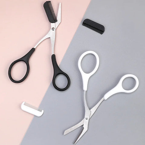 Karsyngirl Stainless Steel Eyebrow Trimmer with Comb - Perfect Makeup Tool for Flawless Eyebrows