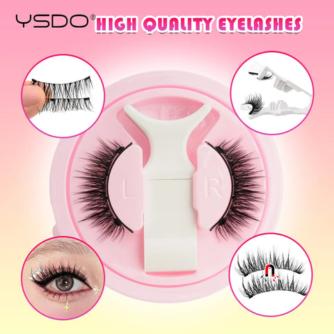 YSDO Magnetic Eyelashes - Reusable 3D Mink Lashes