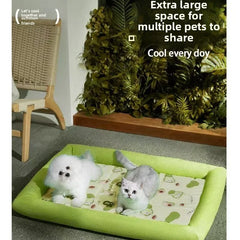 Cooling Puppy Bed - Perfect Summer Accessory for Small to Large Dogs and Fluffy Cats
