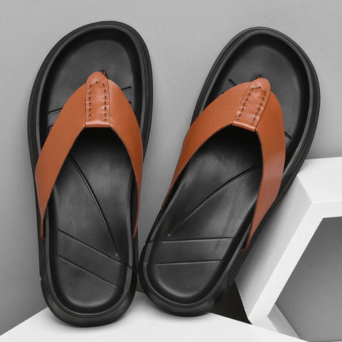 Summer Men's Flip Flops - Leisure Walk Sandals