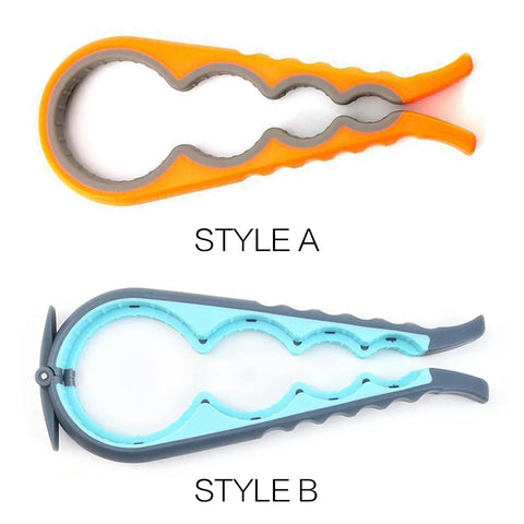 JJYY Multi-functional Home Kitchen Can Opener - Non-slip Twist Bottle Opener Tool