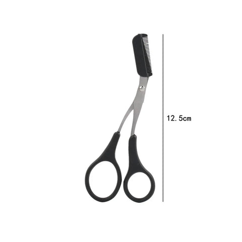Karsyngirl Stainless Steel Eyebrow Trimmer with Comb - Perfect Makeup Tool for Flawless Eyebrows