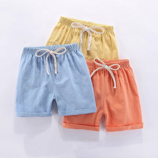 Lightweight Summer Kids Cotton Shorts