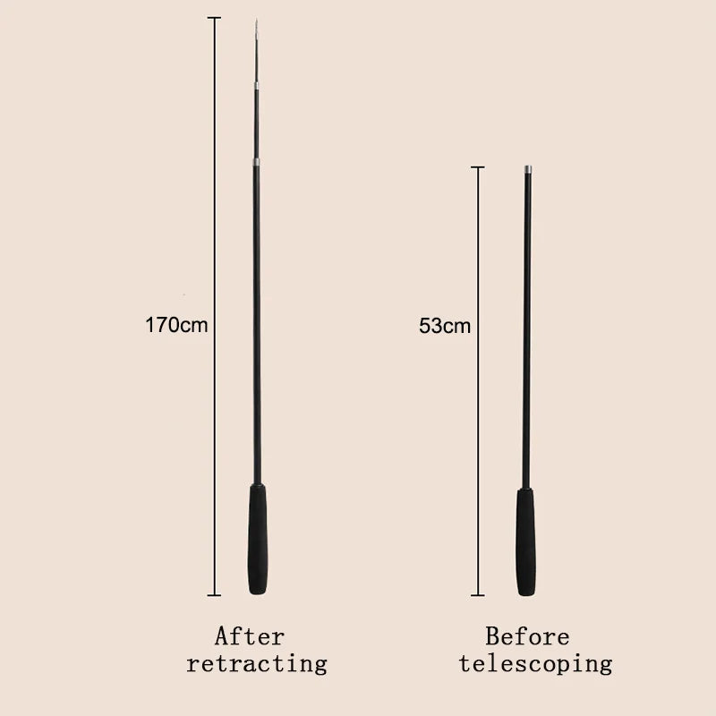 Four Section Telescopic Cat Stick 1.8m Super Long Carbon Fiber Fishing Rod
