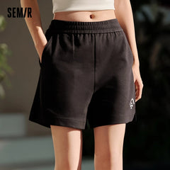 Semir Women's Casual Embroidered Split Pants