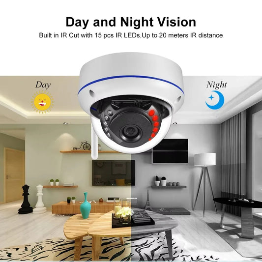Gadinan Vandal-proof 5MP Wifi Fisheye Camera