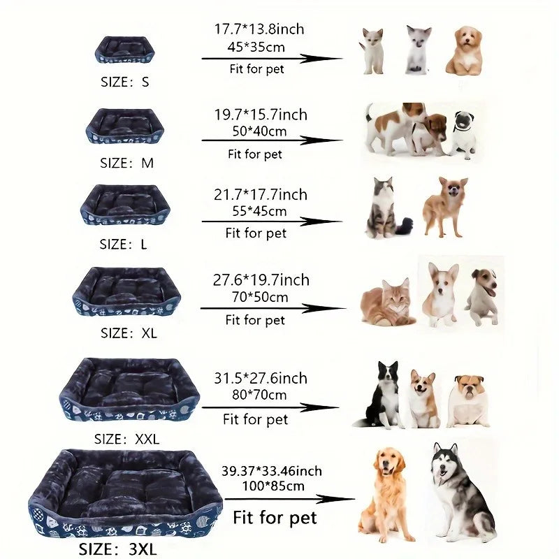 Comfortable Pet Dog Bed Sofa Mats - Ideal for Cats and Dogs
