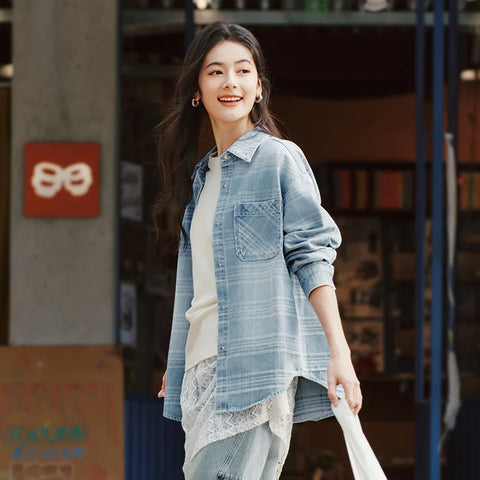 Semir Denim Shirt Dames Oversize Lente 2025 