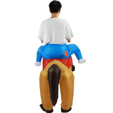 Funny Inflatable Riding Horse Costume