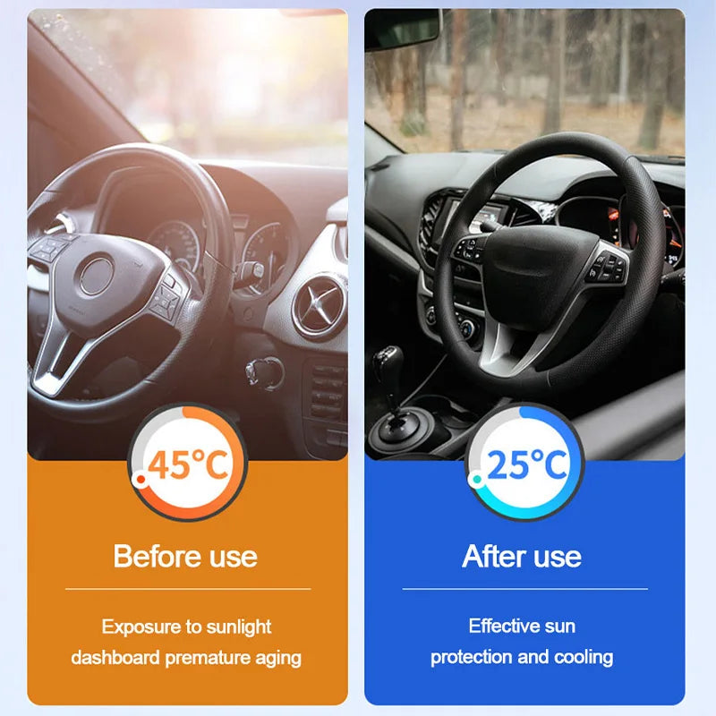SEAMETAL Car Windshield Sun Shade Cover