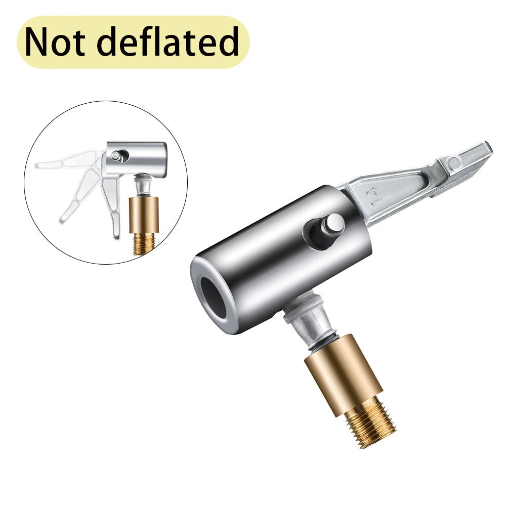 Portable Inflatable Pump for Car Tire - Air Chuck Compressor with Barb Connector