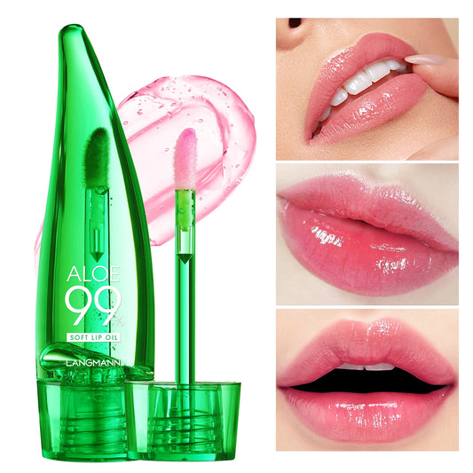 Langmannni Aloe Vera Moisturising Lip Gloss