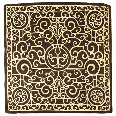 Luxury Square Silk Scarf for Women