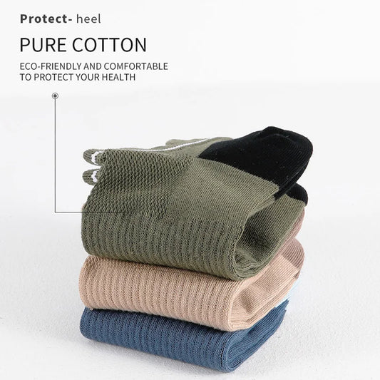 MiiOW Summer Cotton Men Socks - 5 Pairs