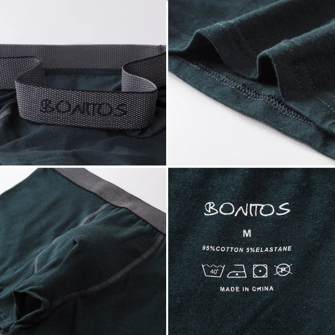 5-delige set luxe katoenen boxershorts voor heren