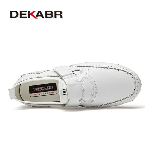 DEKABR Heren Loafers van Echt Leer