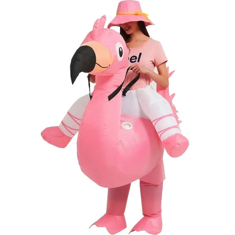 Flamingo Inflatable Costume for Parties