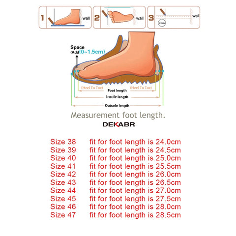 DEKABR Heren Loafers van Echt Leer - Casual &amp; Comfortabel