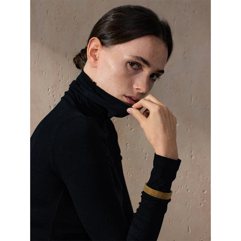 Yhpup Hot Style Stainless Steel Chain Tassel Cuff Bracelet Bangle - 18K Gold Color Plated Fashion Jewelry