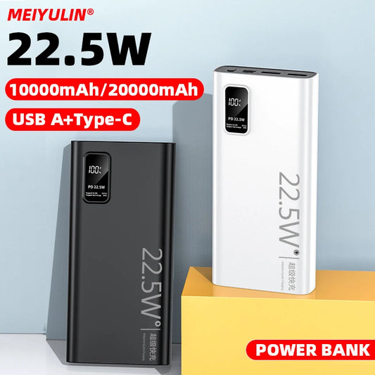 20000mAh Power Bank – 22.5W USB-C Fast Charger