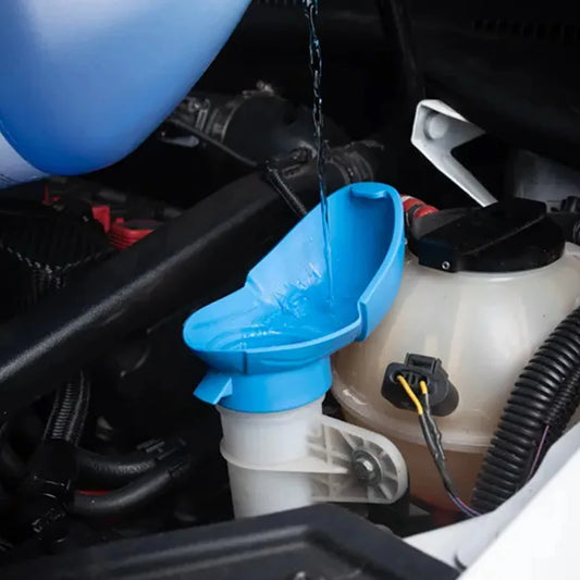 6V0955485 Wiper Washer Fluid Reservoir Tank Cover Cap for Audi VW - Blue Plastic Replacement