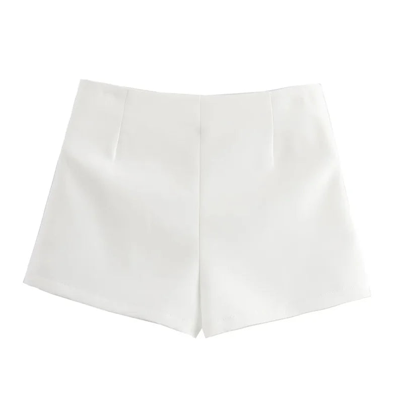 MUJER 2025 Pink White Mini Skirt - Stylish Summer Bow Skort for Women