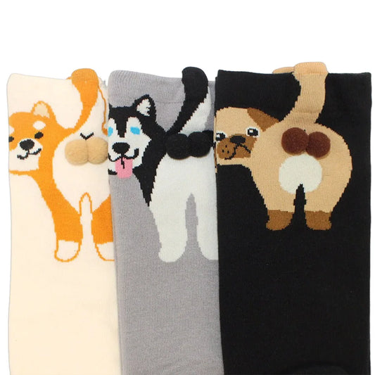 Unisex Three-Dimensional Dog Egg Socks - A Unique Gift for Dog Lovers
