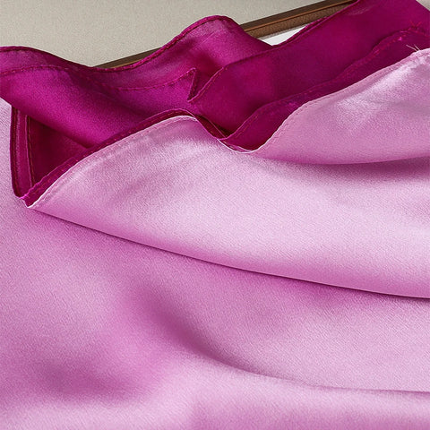Luxury Gradient Silk Scarf for Women