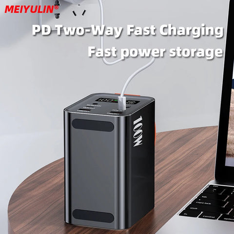 60000mAh Power Bank – 100W USB-C PD/QC/DC Fast-Charge