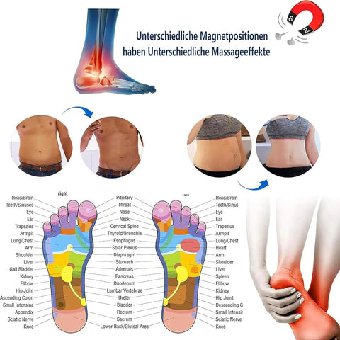 Acupressure Insoles - EVA Orthopedic Foot Massage Insoles for Men and Women