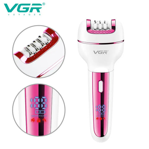 Original VGR 3in1 Epilator Women Electric Shaver