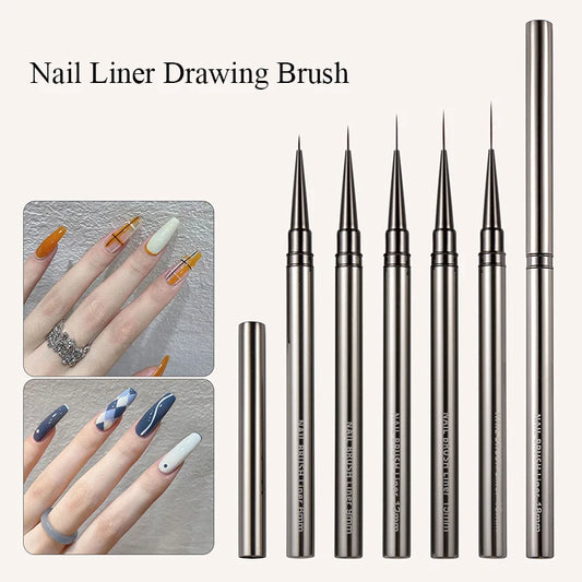 BORN PRETTY Nail Liner Brush Set for Artistic Nail Designs