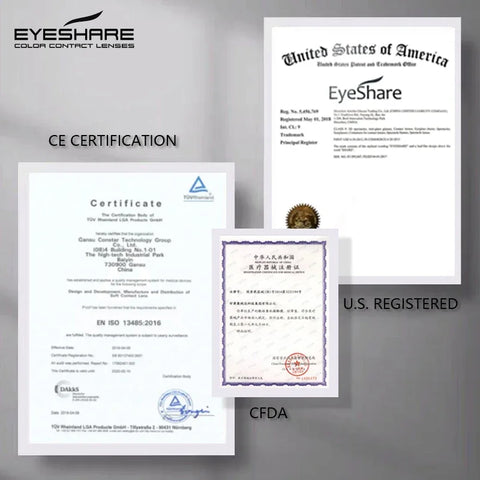 EYESHARE Gray Colored Contact Lenses