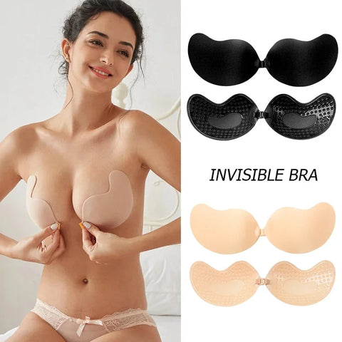 Mango Silicone Chest Stickers Lift Up Nude Bra - Self Adhesive Invisible Cover Bra Pad